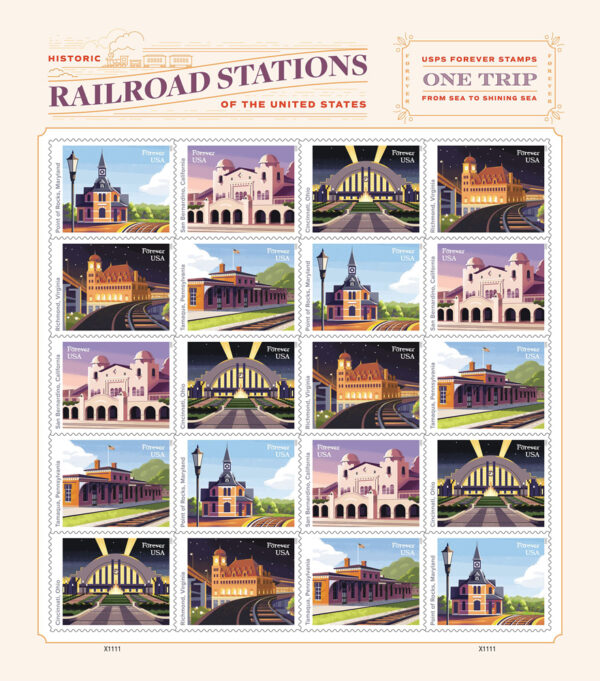 Postal Service to unveil railroad station stamps at Cincinnati Union Terminal
