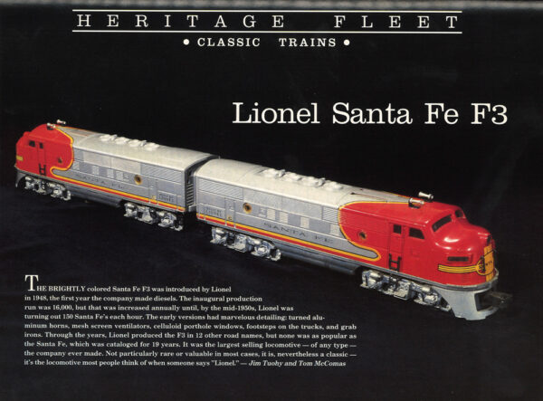 The history of Heritage Fleet column and toy trains
