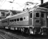 Shiny new Penn Central passenger trains at station