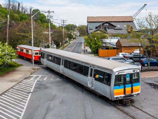 MARTA railcar joins Trolley Museum of New York collection