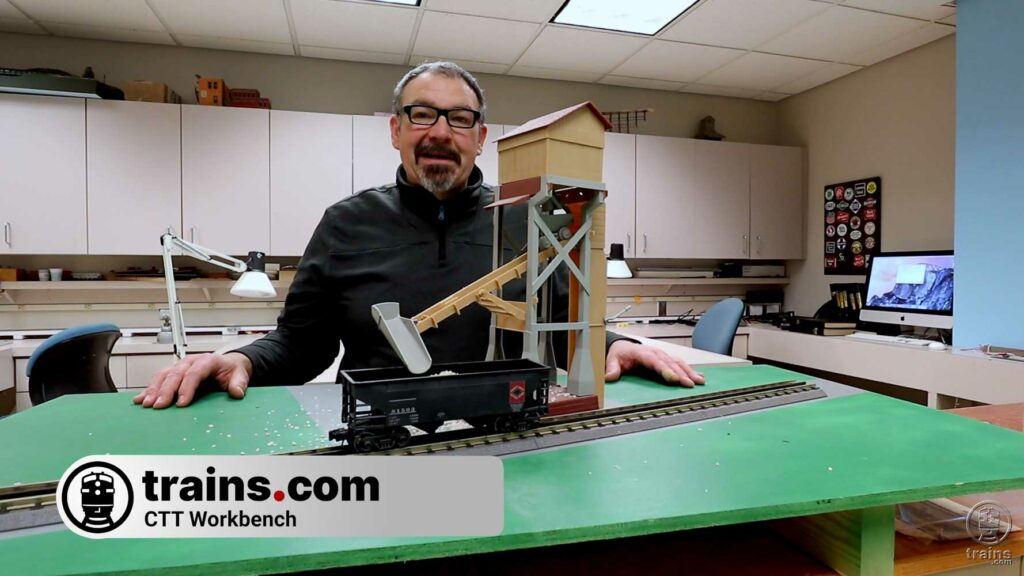 Hal Miller with Lionel sandy andy gravel loader