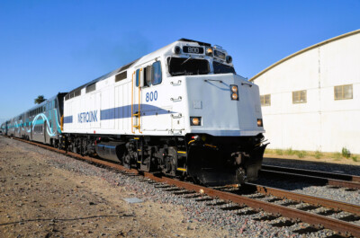 Metrolink’s lonely F40PH locomotive