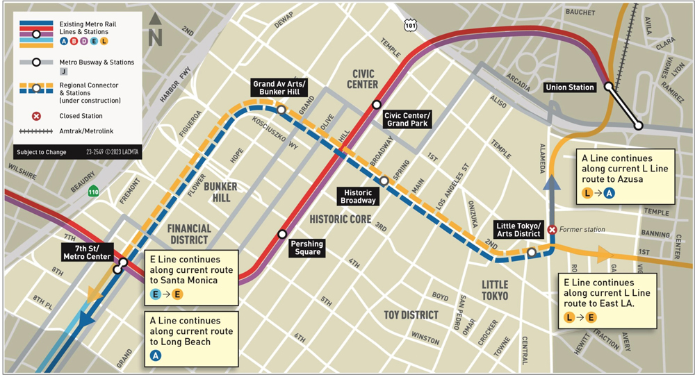map with multiple colored routes