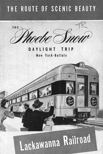 Phoebe Snow – passenger train advertising icon