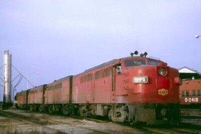 William N. Deramus III and Deramus red locomotives