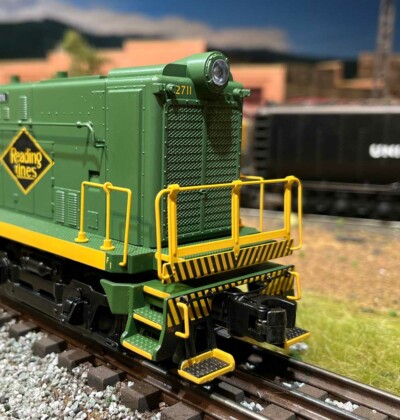 The MTH Baldwin VO1000 is a sturdy O gauge switcher
