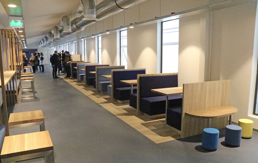 Interior of station area