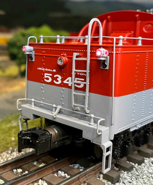 The MTH New York Central Premier Hudson render rear