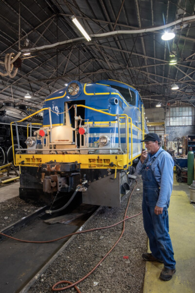 Hoosier Valley Railroad Museum BL2 nears operation (with video)