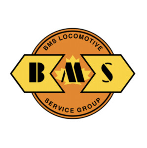 Logo of BMS Locomotive Service, acquired by Genesee & Wyoming Canada