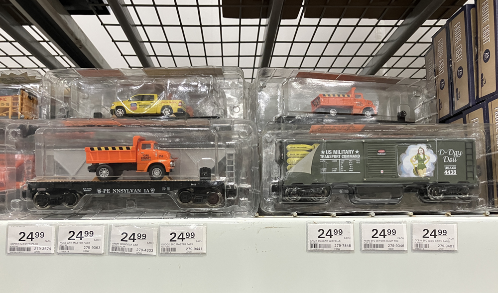 two pieces of rolling stock