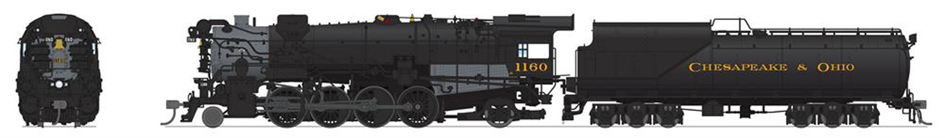 A black model locomotive