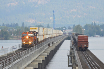 BNSF completes double-tracking project at Sandpoint, Idaho