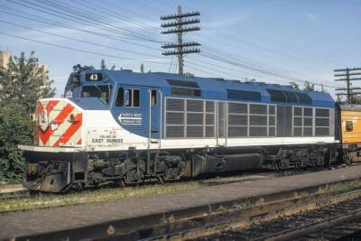 Metra EMD F40C diesel locomotives