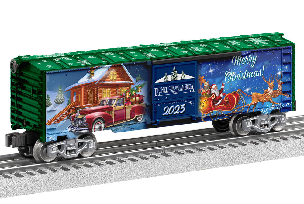 Christmas boxcar