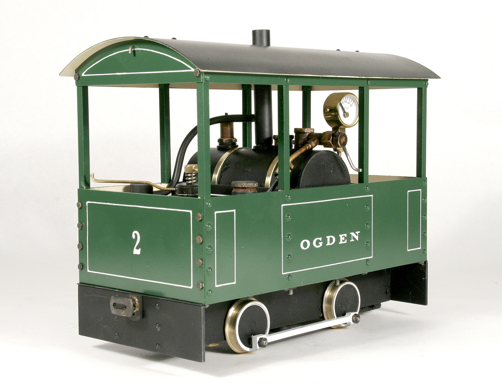 green model tram engine