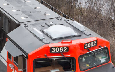 What’s on a locomotive cab roof?