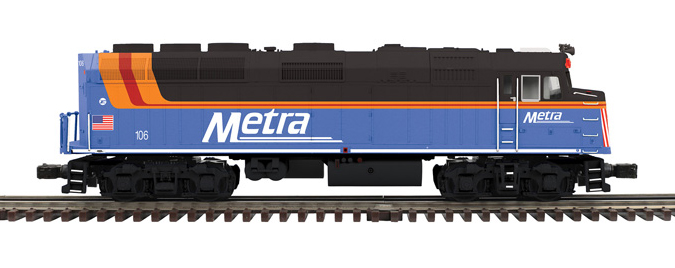 Color photo of O gauge cowl-bodied locomotive