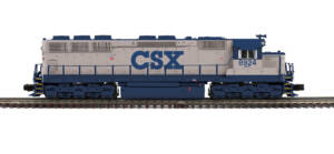 blue and silver model locomotive