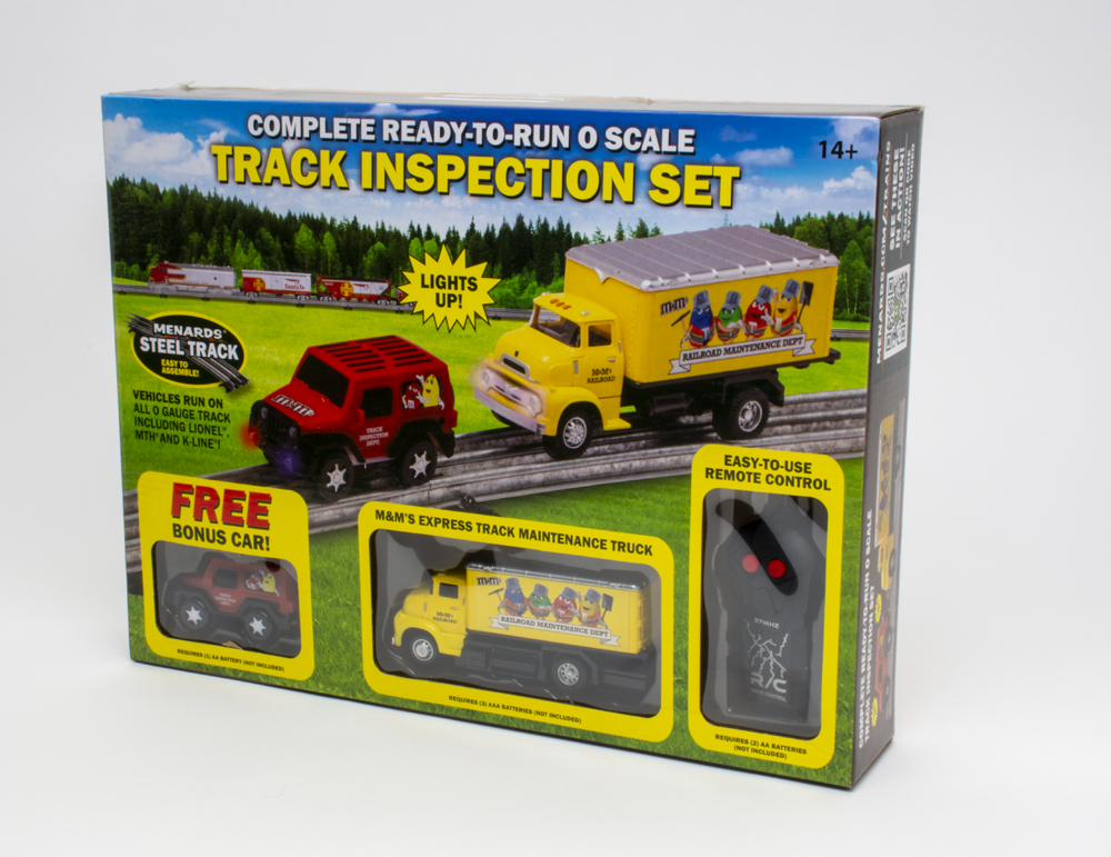 Box of track maintenance set