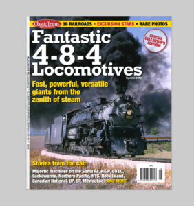 cover of special issue with steam locomotive on it