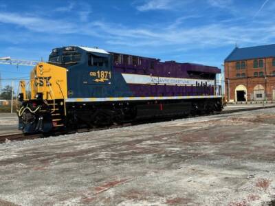 CSX unveils Atlantic Coast Line heritage locomotive