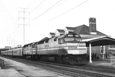 Overnight Amtrak trains in 1991