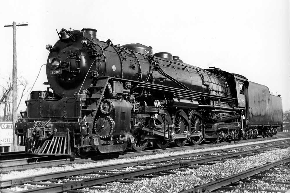 Steam Chicago & North Western locomotives without a train