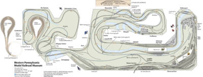 The HO scale Western Pennsylvania Model Railroad Museum layout
