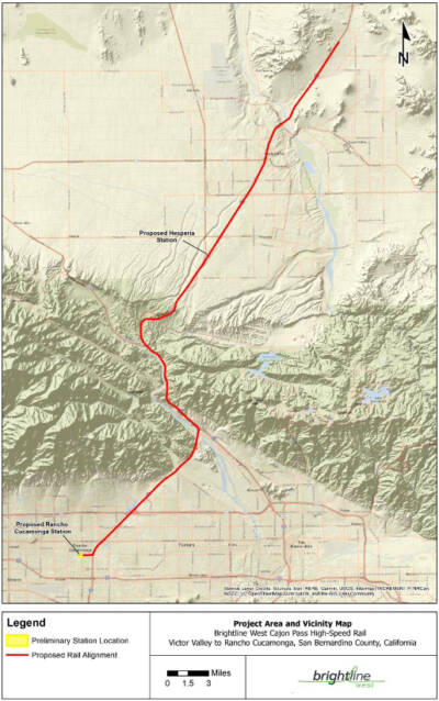 STB approves Brightline West high speed rail modifications and extension across Cajon Pass