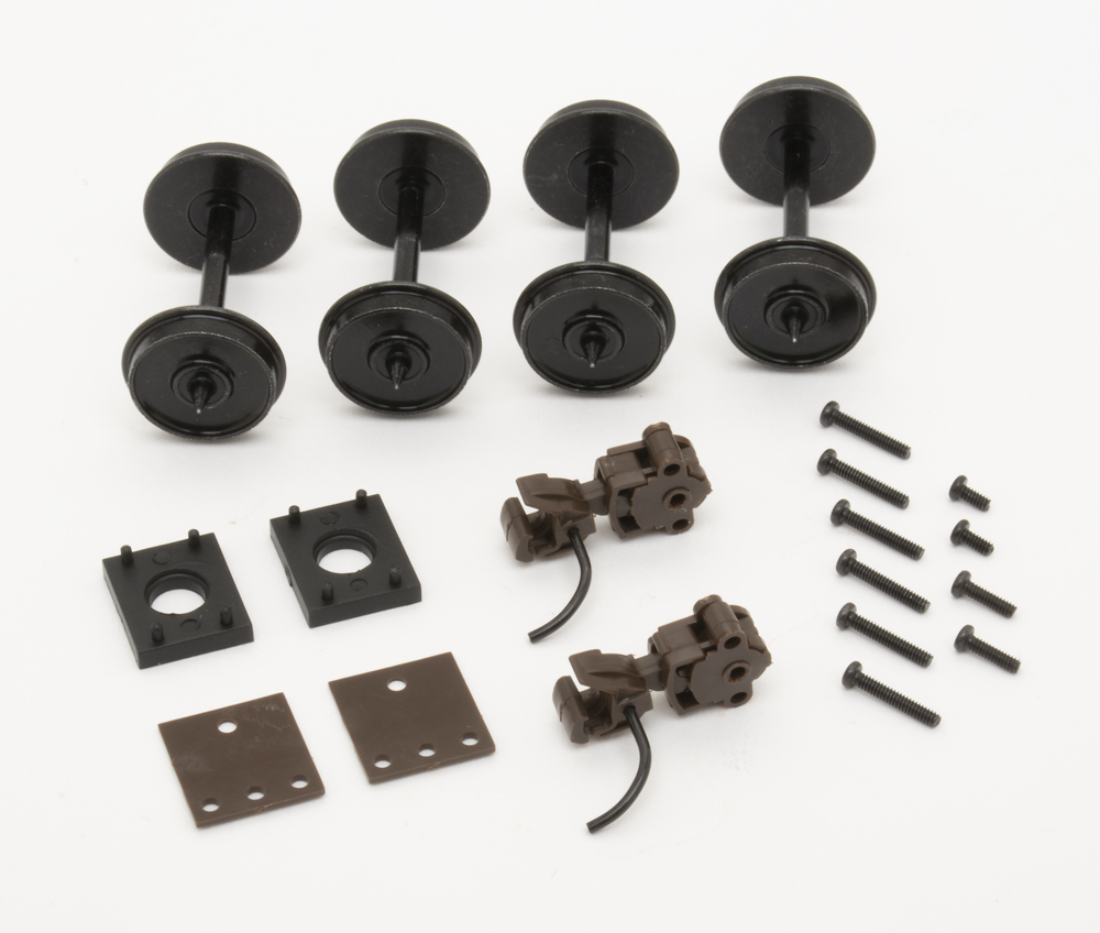 Color photo showing scale parts for S gauge hopper.
