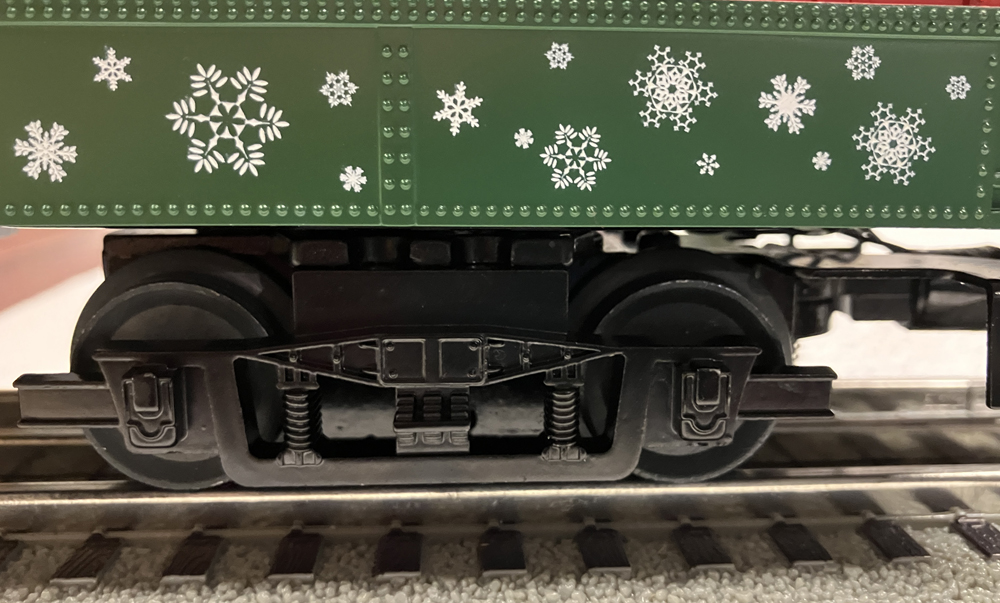 close up of model trucks