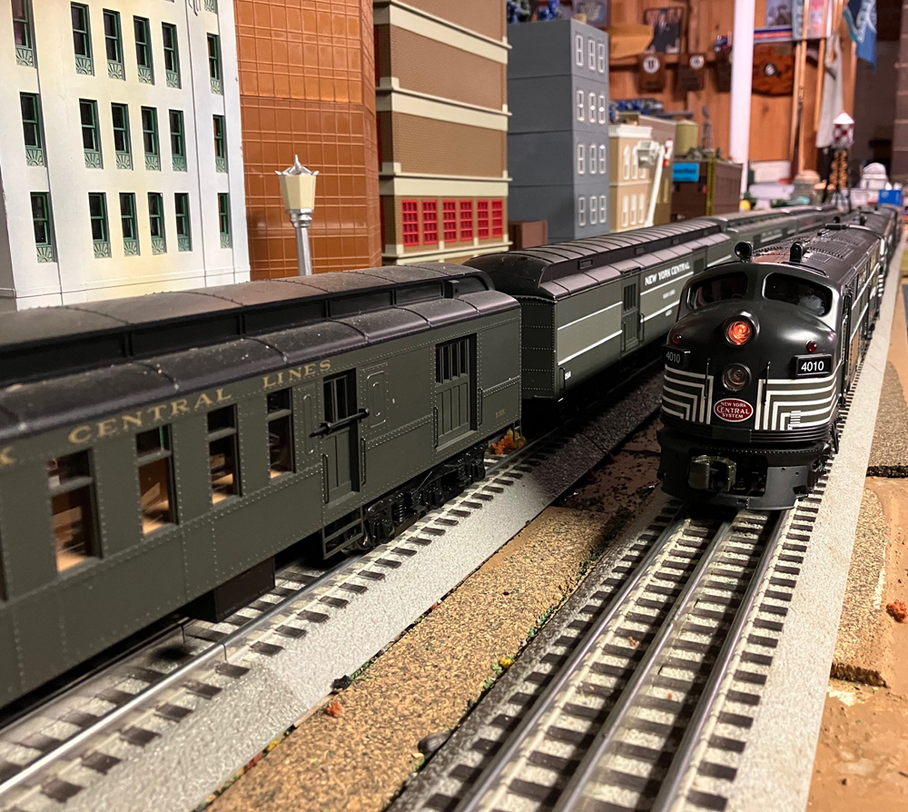 scene of diesel engine on layout: break out of an operating rut