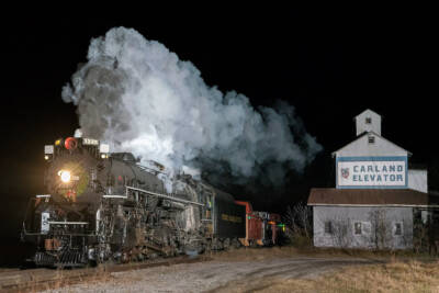 Pere Marquette No. 1225 puts a holiday bow on its 2023 operating season