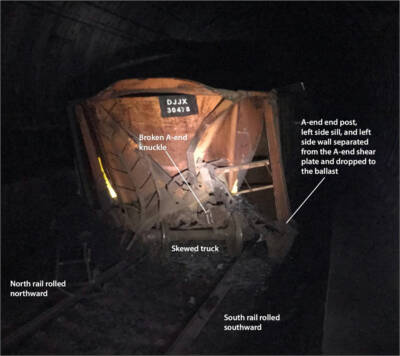 Structural failure of railcar led to CN derailment in U.S.-Canada tunnel, TSB says
