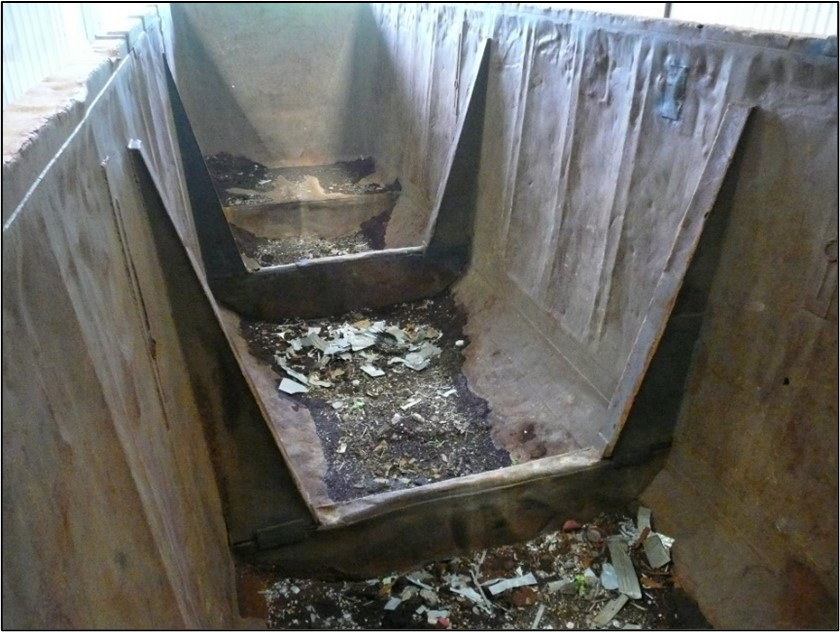 Interior of bathtub gondola