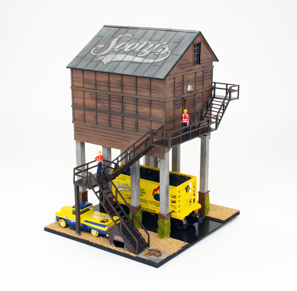 model of coal tipple