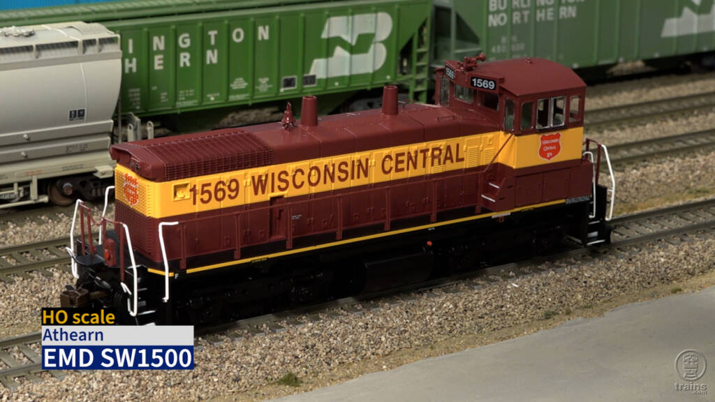 Title screen of Athearn HO scale EMD SW1500 Product Review video