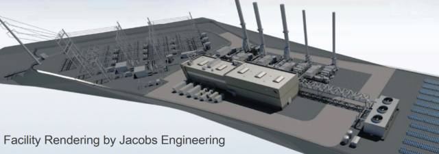 Illustration of power plant