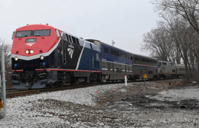 News photo: New paint for an Amtrak veteran