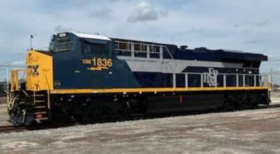 CSX debuts RF&P heritage locomotive