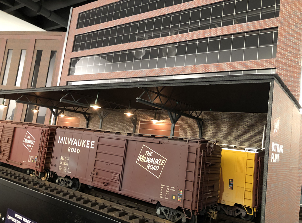 close up of model structure