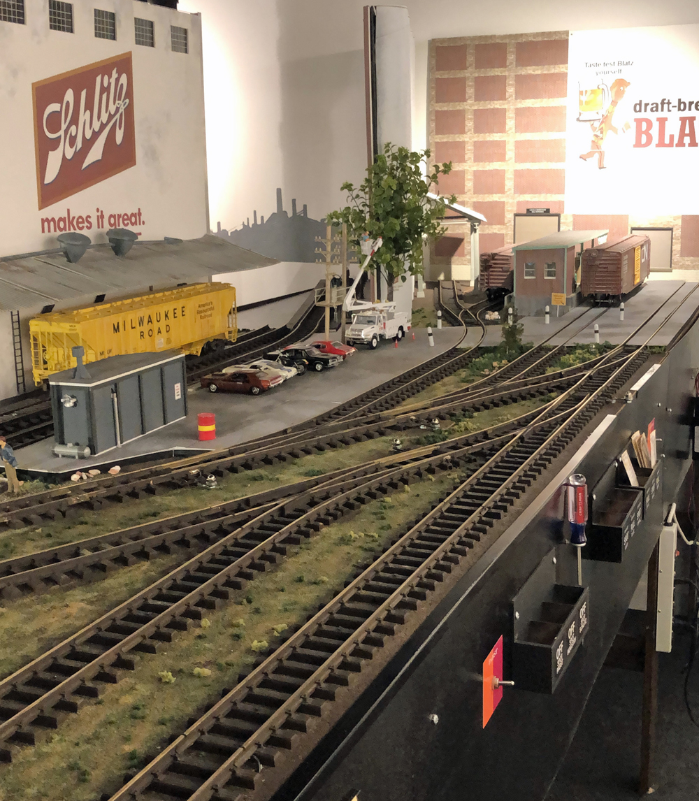 tracks on indoor layout