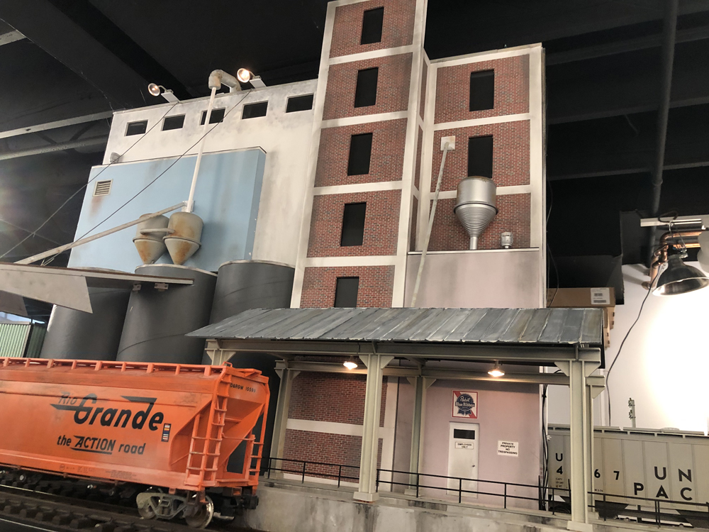 model of Pabst beer manufacturing building