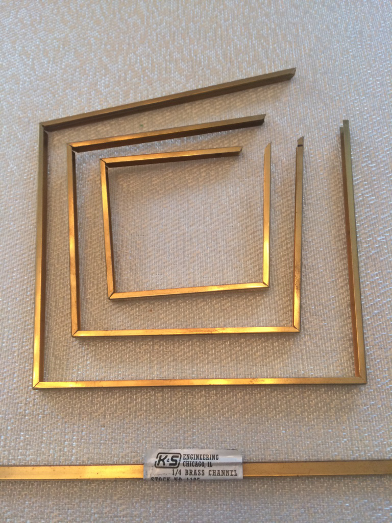 square-shaped pieces of metal