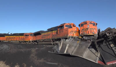 BNSF coal train derails in Nebraska