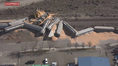 UP train derails in Elko, Nev.