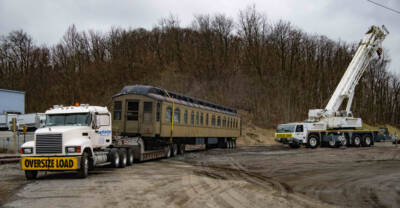 Private car ‘Loretto’ moves to new home at Colebrookdale Railroad