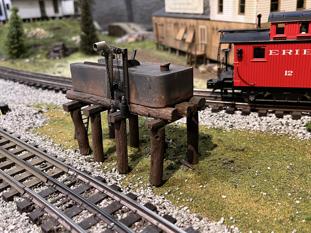 tender tank on layout