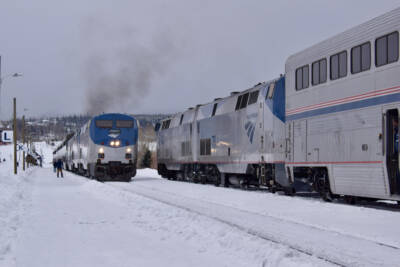 West Coast winter weather affects California Zephyr, Empire Builder